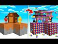 Sobrevivemos nas Ilhas de Terra vs. Avaritia no Minecraft!