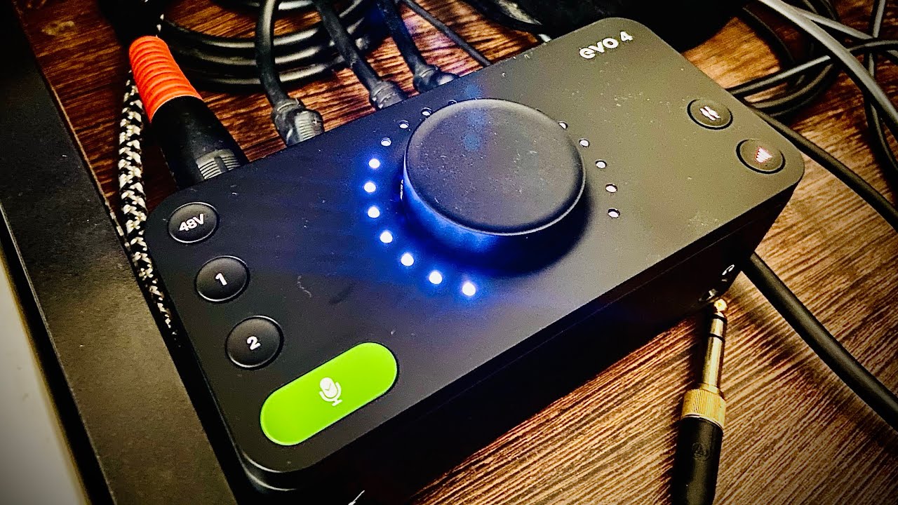Audient Evo 4 Unboxing Soundcard Audio Interface Audient Youtube