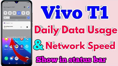 Vivo T1 Data Usage Settings | Vivo T1 Data Speed Setting | Vivo T1 Data Use Setting