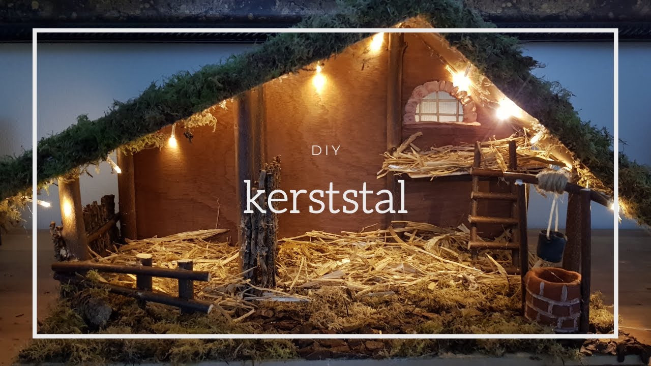 DIY maak kerststal -