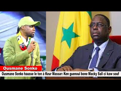 Ousmane Sonko hausse le ton à Keur Massar: Ken guenoul bone Macky Sall ci kaw souf