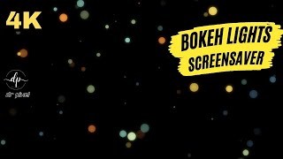Colorful Bokeh Light Effect | Blinking Lights | Animated Background || 1 Hour 4K Video 60FPS