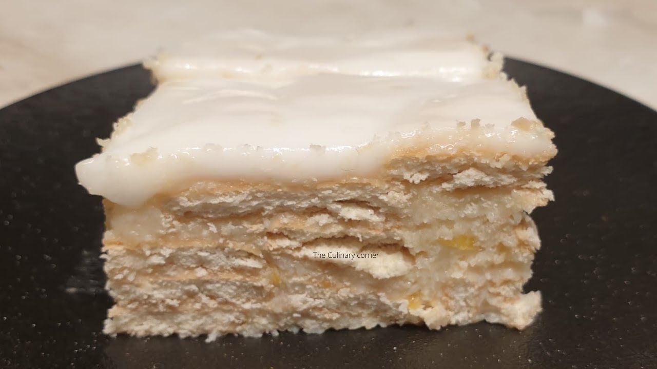 Condensed Milk & Lemon no bake Cookie slice YouTube