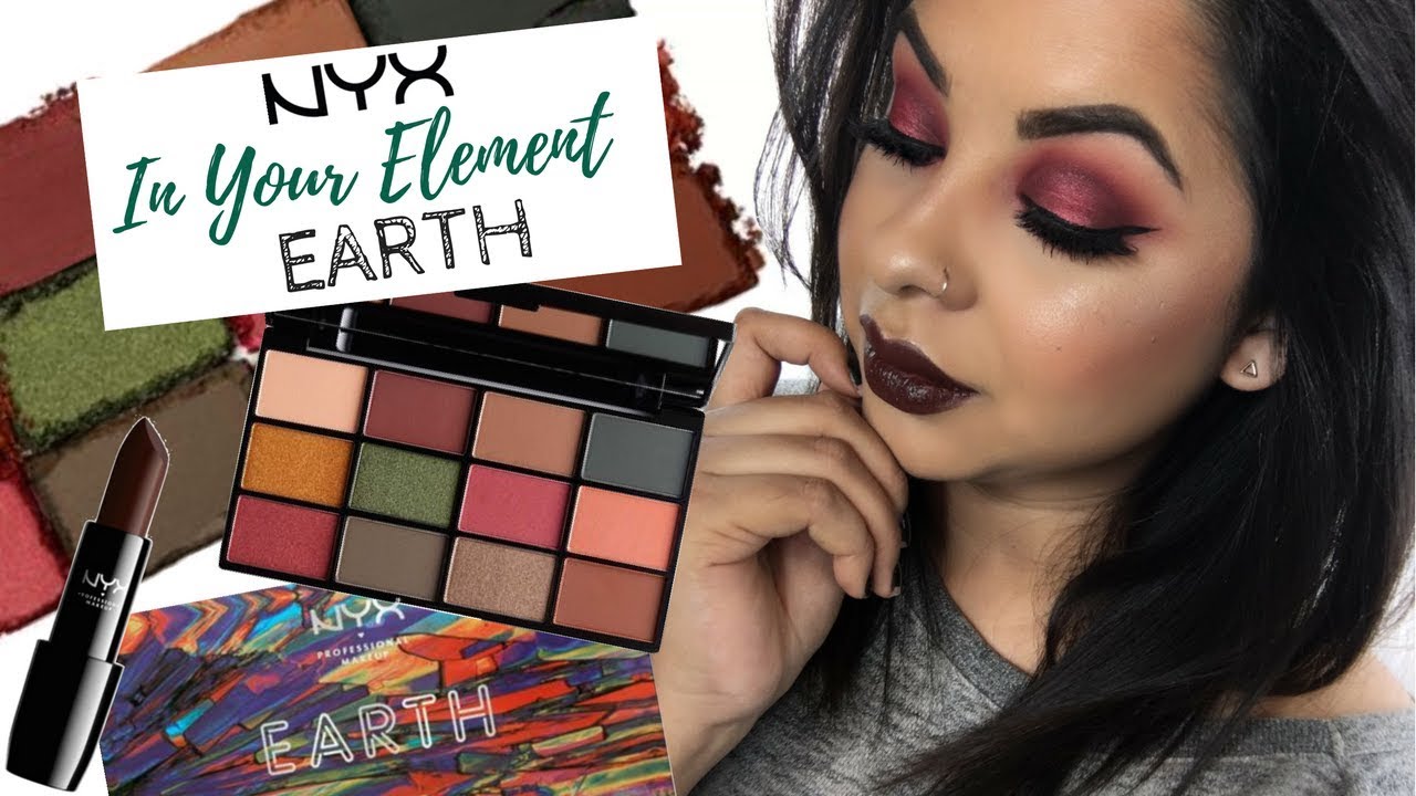 NYX In Your Element Earth Palette Makeup Tutorial YouTube