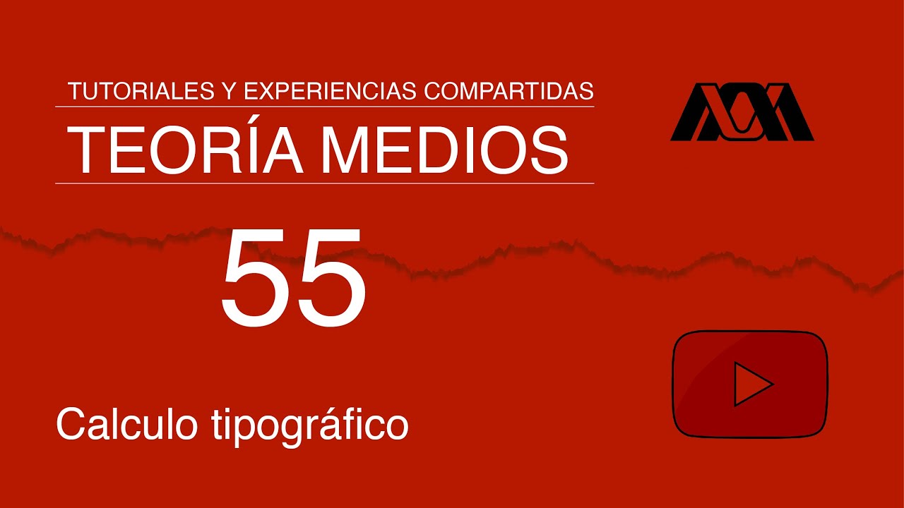 Cálculo tipográfico - YouTube