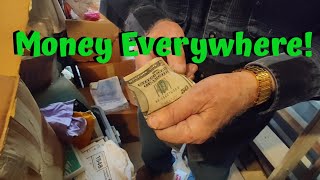 Money Everywhere In A Hoarder Storage Unit! Found Cash And Gold For 3 Days Straight!