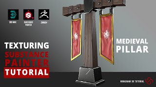 Substance Painter Tutorial | Texturing a Stylized Medieval Pillar