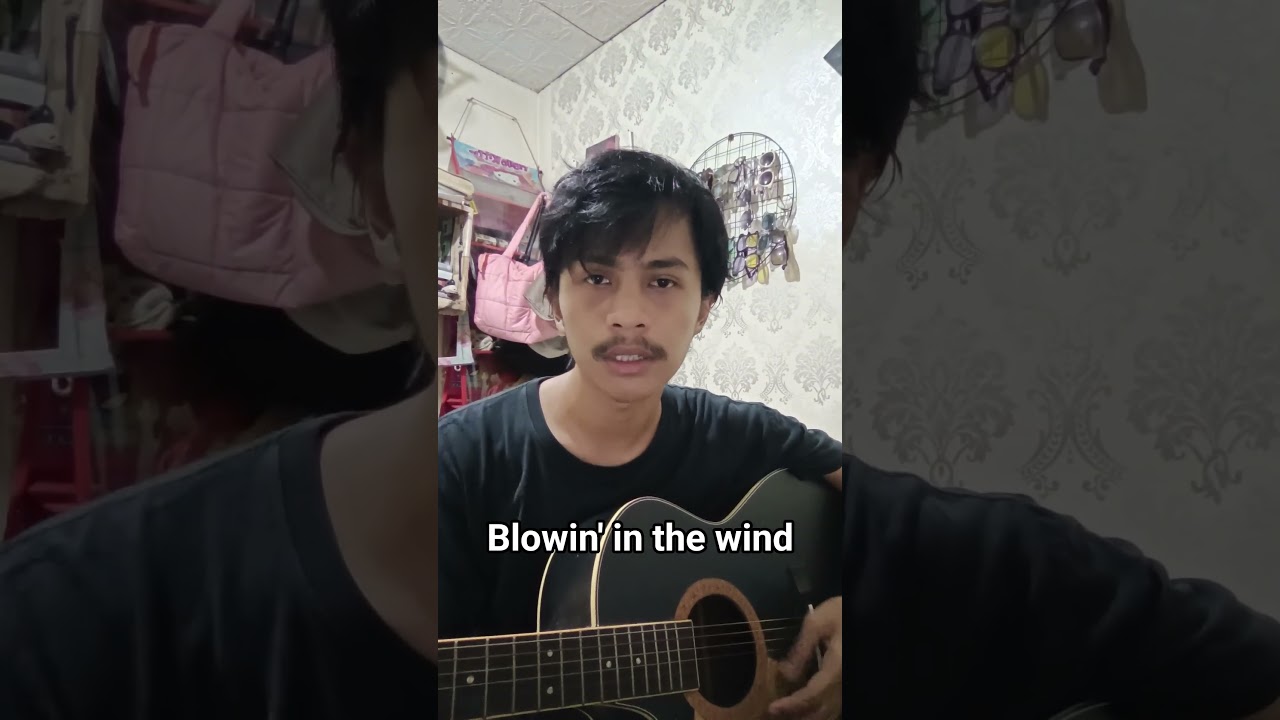bob dylan - blowin' in the wind cover #acoustic #acousticcover #covermusic #bobdylan