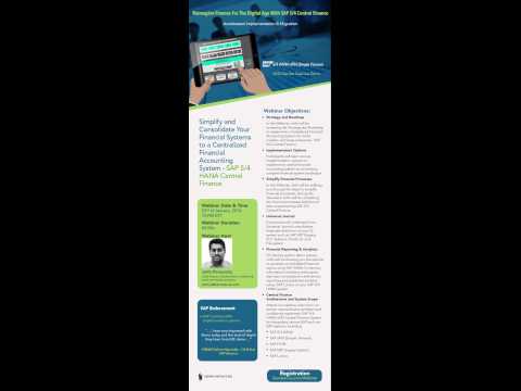 Webinar on SAP