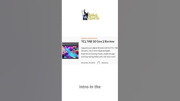TCL TAB 10 Gen 2 Review 👀