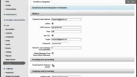 Integración del e-mail con el CRM de Bitrix24
