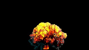 Houdini 16 Pyro fx - explosion test 2