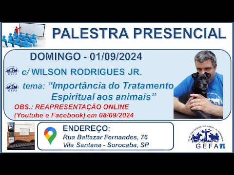 Assista: Palestra Presencial - c/ WILSON RODRIGUES JÚNIOR (01/09/2024)