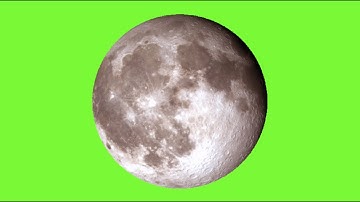 MOON SHADOW ANIMATED GREEN SCREEN (CHROMA KEY)