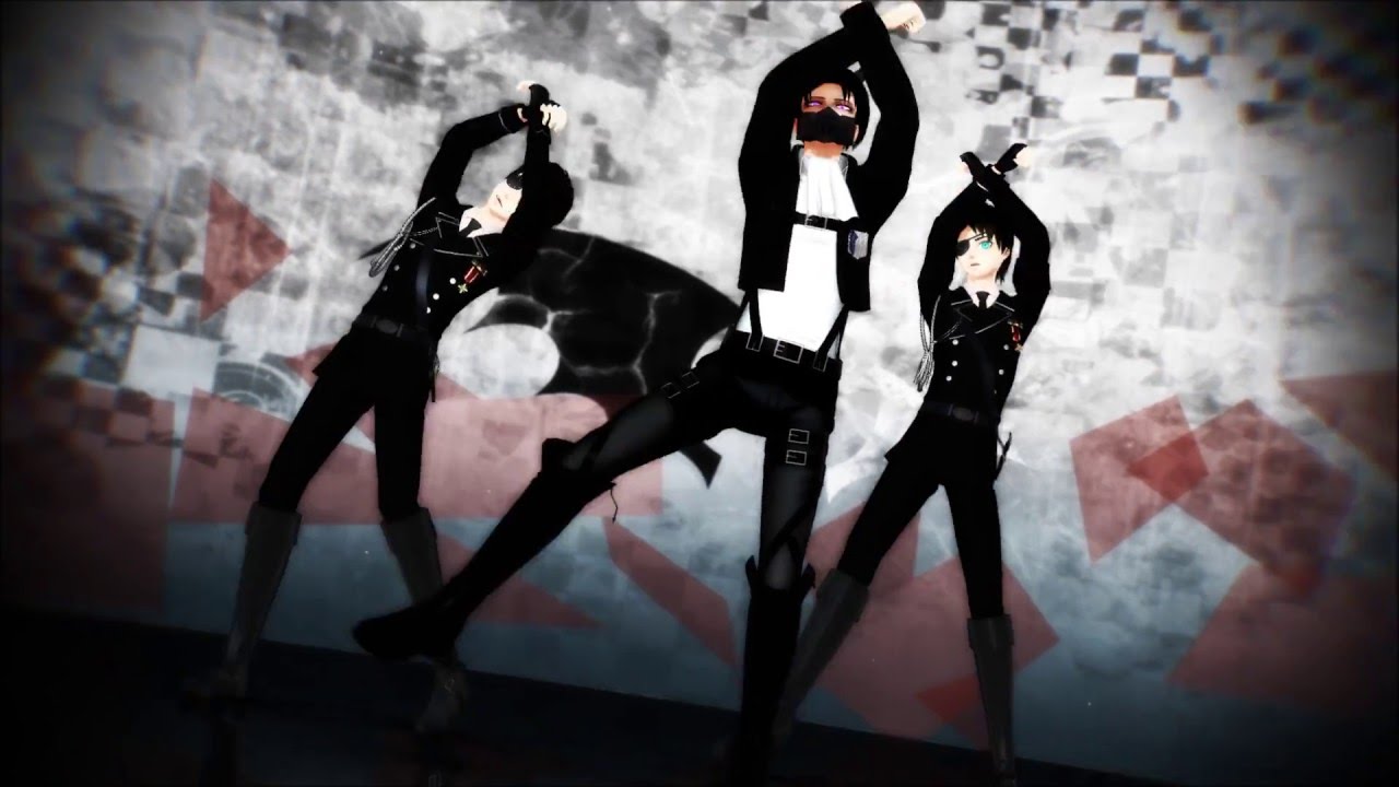 [進撃のMMD] Eren & Levi - ECHO (1080p) [60fps]