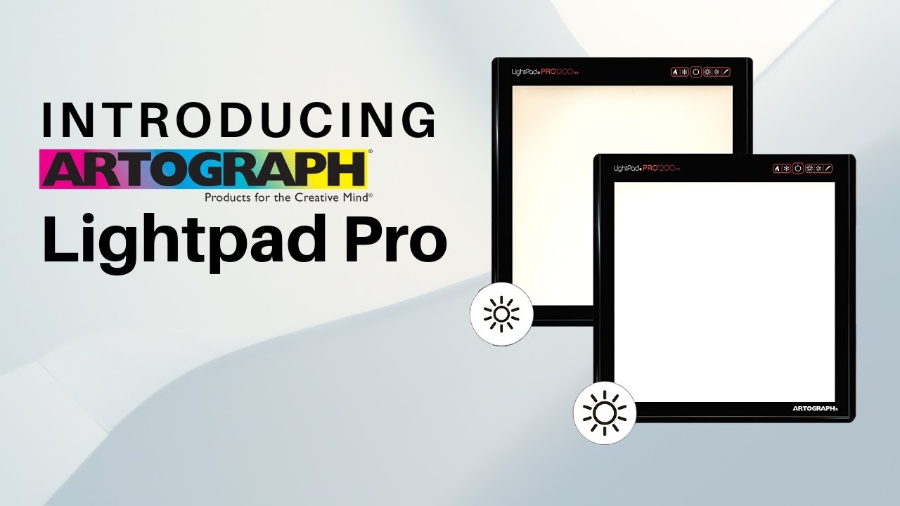 Introducing the LightPad PRO1200 and PRO1700 Light Boxes by Artograph 