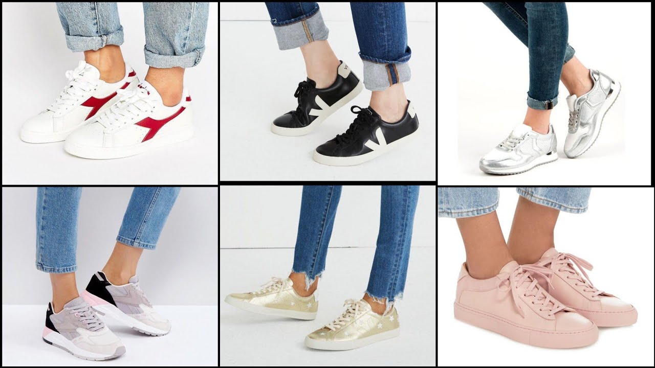 Beautiful and stylish sneakers of school shoes collection for girl's must watch YouTube