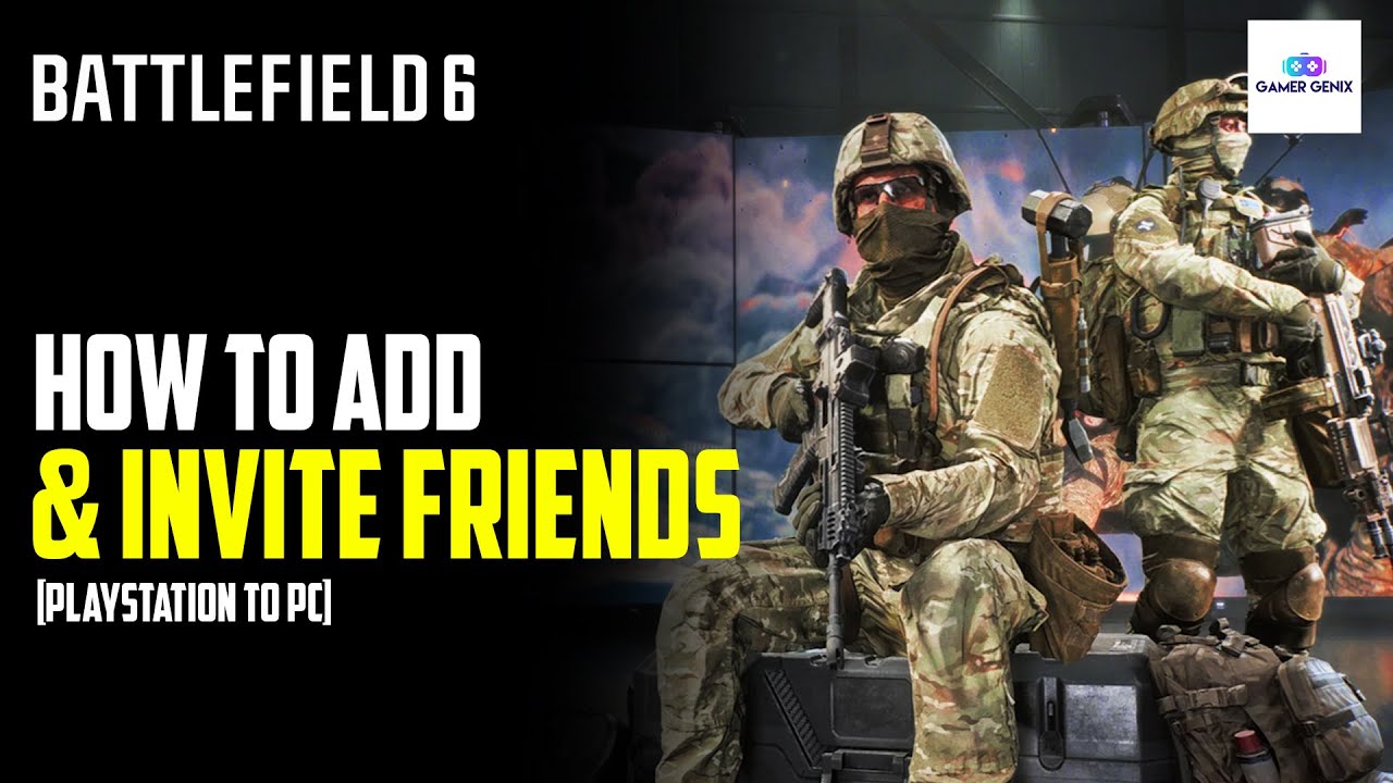 Как добавлять и приглашать друзей в Battlefield 6 RedSec (Руководство по кроссплею для ПК и PS5)