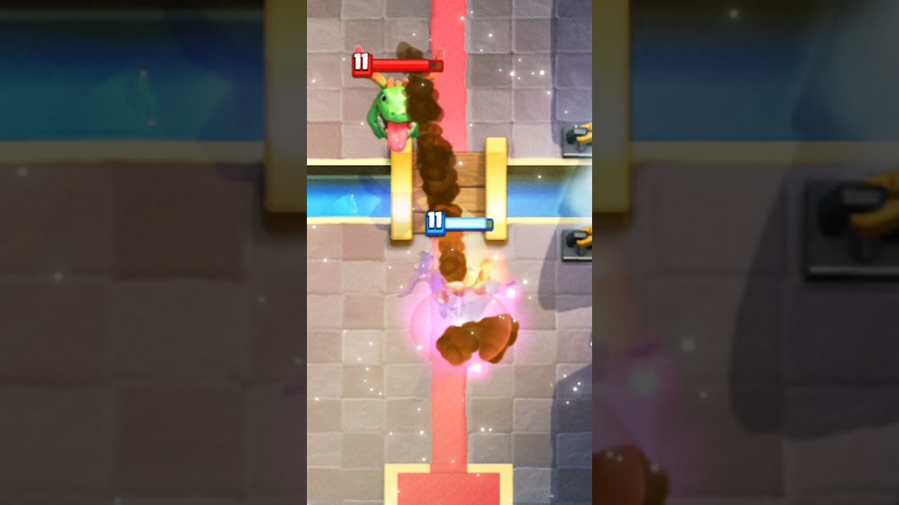 Baby Dragon VS Archer Queen in Clash Royale 