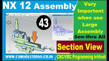 Siemens Nx training tutorials for beginners| Edit Section view in Nx