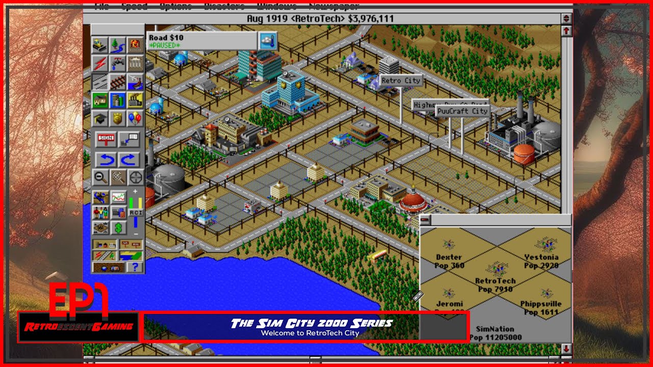 The SimCity 2000 Series EP1 Welcome to RetroTech City