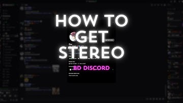 How to get Stereo on Discord (BetterDiscord)