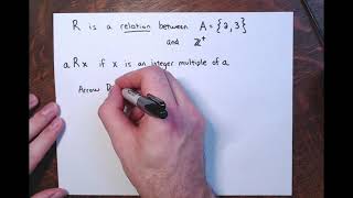 Math 2200: Section 6.1 - Introduction to Binary Relations