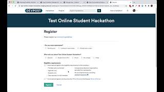 Devpost - Hackathon Eligibility Features