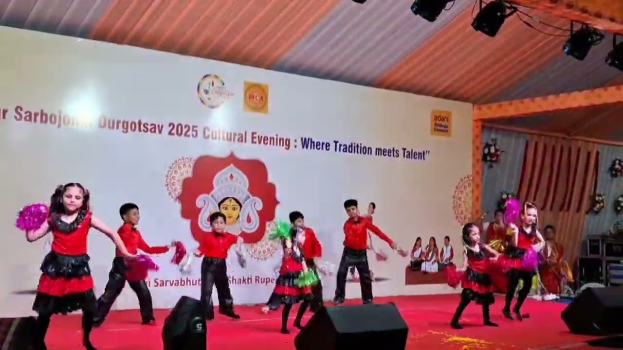 Twishaa's dance performance at Durga Puja 