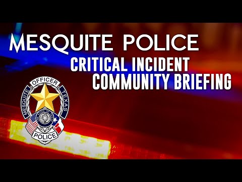 Critical Incident Community Briefing - OIS March 14, 2022