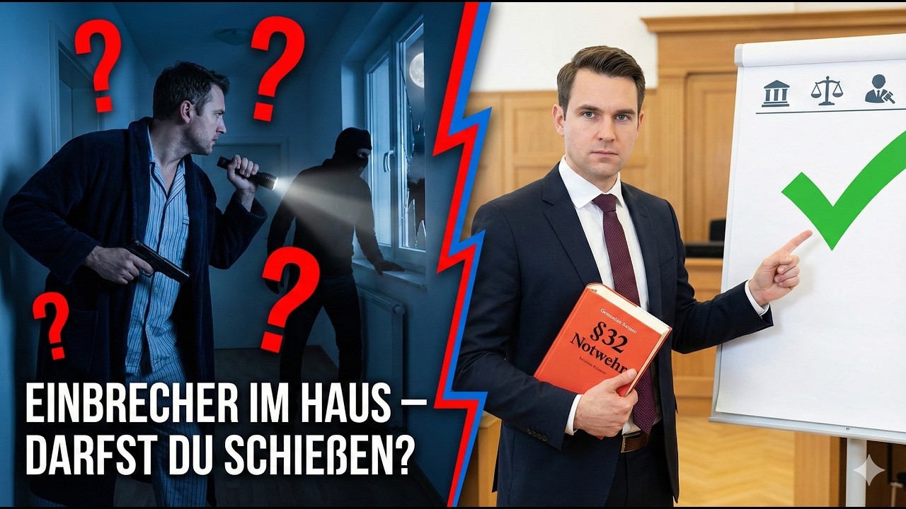 Einbrecher im Haus: darfst du schiessen?