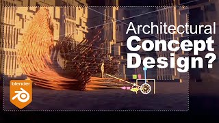 Architect tries modeling as concept designer in Blender