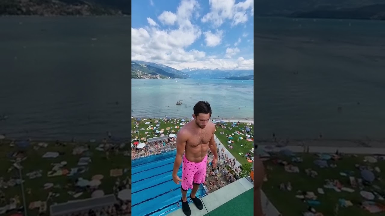 Back full baguette on 20m 🤯 | Highdiving CologneBombs | Cliffdiving