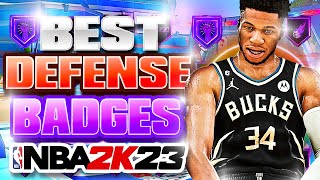 BEST DEFENSE BADGES ON NBA 2K23! USE THESE DEFENSE BADGES TO GUARD LIKE A LOCKDOWN ON NBA 2K23!SZN 3