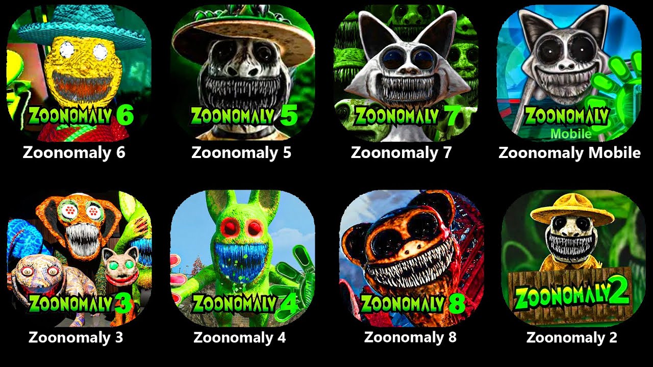 Zoonomaly Mobile: Официальная полная игра - Zoonomaly Mobile 2-9 Fanmade.Zoonomaly 2-3-4-5-6-7-8 ...