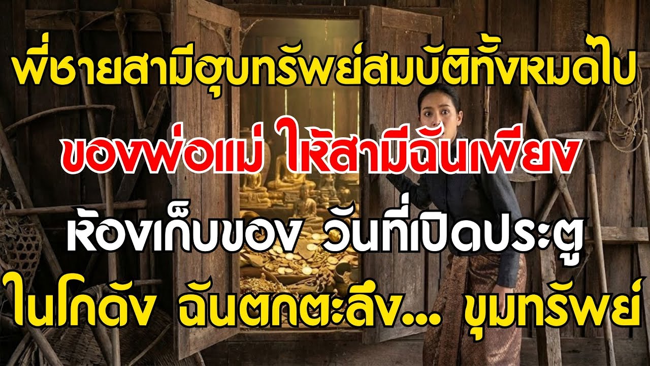 พี่ชายสามีฮุบทรัพย์สินทั้งหมดของพ่อแม่ ให้สามีฉันเพียงแค่ห้องเก็บของ วันที่เปิดประตูห้องเก็บของ ฉัน
