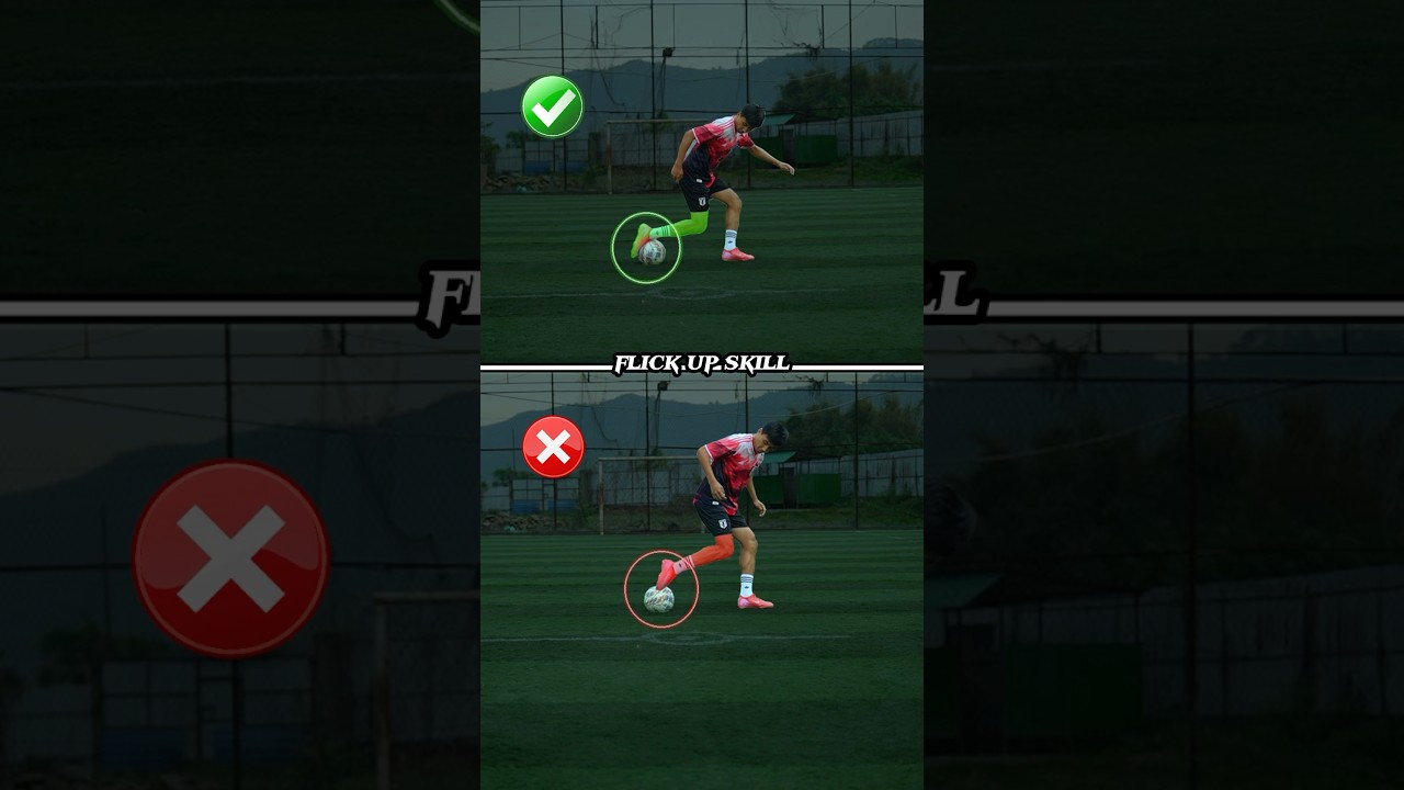 Crazy FLICK UP SKILL Tutorial ⚽️.