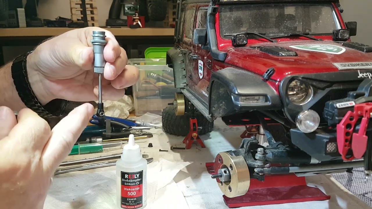 Dämpferöl beim Sherpa tauschen 👍😊🙋‍♂️