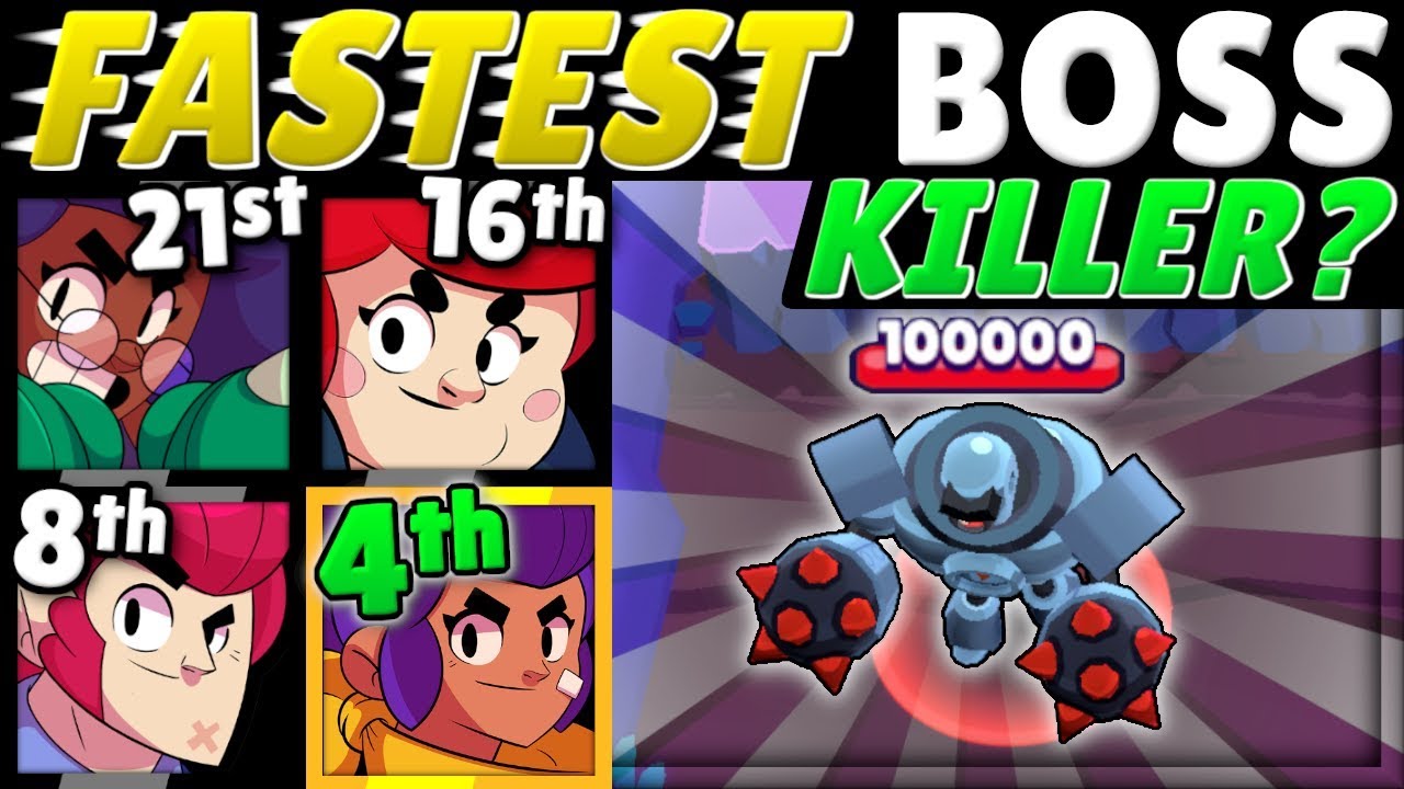 Brawl Stars OLYMPICS 2! | The BOSS Test! | Which Brawler Has the FASTEST DPS?!