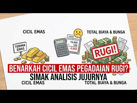 Cicil Emas di Pegadaian Justru Rugi Bandar? Ini Hitungan Aslinya