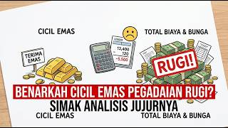 Cicil Emas di Pegadaian Justru Rugi Bandar Ini Hitungan Aslinya