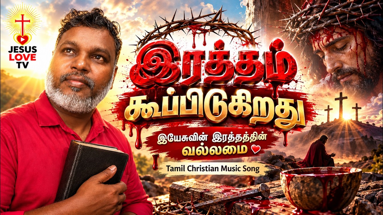 இரத்தம் கூப்பிடுகிறது 🙏✝️ | Tamil Christian Music Song | Jesus Blood Song | JESUS LOVE TV