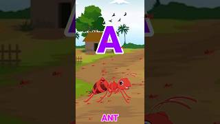 A for Ant 🐜 | Kids Alphabet Learning Video | ABC for Toddlers #abcd
