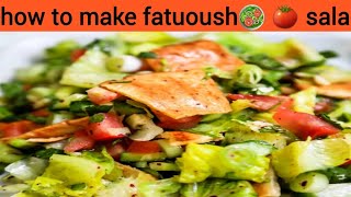 Akkaataa saalaxaa fattushii itti hojjatamu#how to make fatushi salad