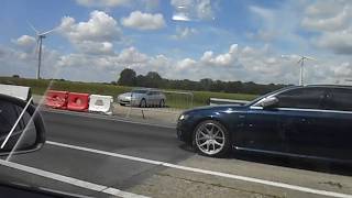 Audi S8 V10 vs 400 HP Audi S4 Avant B8