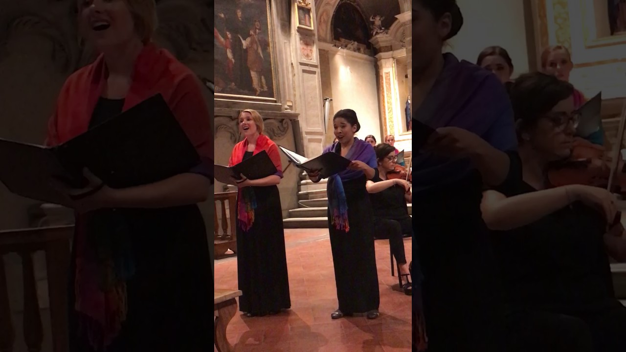 Sarah Peszka and Lisbelkis Santana performing "Laudamus Te" from Antonio Vivaldi's Gloria
