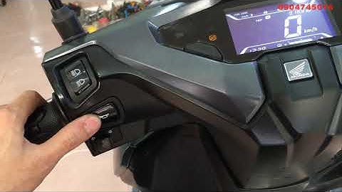 Siêu Chơi ! Air Blade 2021 Gắn Tắt Đèn Passing, CụcTing Tong, Còi Cộng Âm, Chống Cướp, Thẻ Cứu Hộ