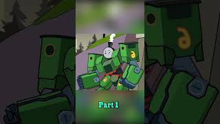 Diesel VS Siren Head | Robot Trains Animation #soloanimation