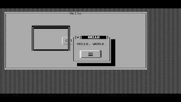 Creating a Hello World Program in Visual Basic for DOS