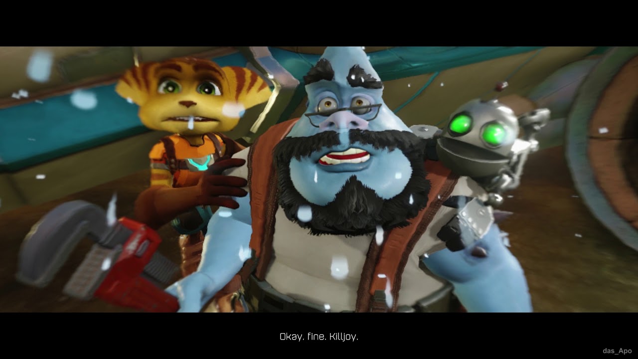 Ratchet & Clank (2016) "Tackle a BRAINEATING ZOMBIE TREX" Cinematic